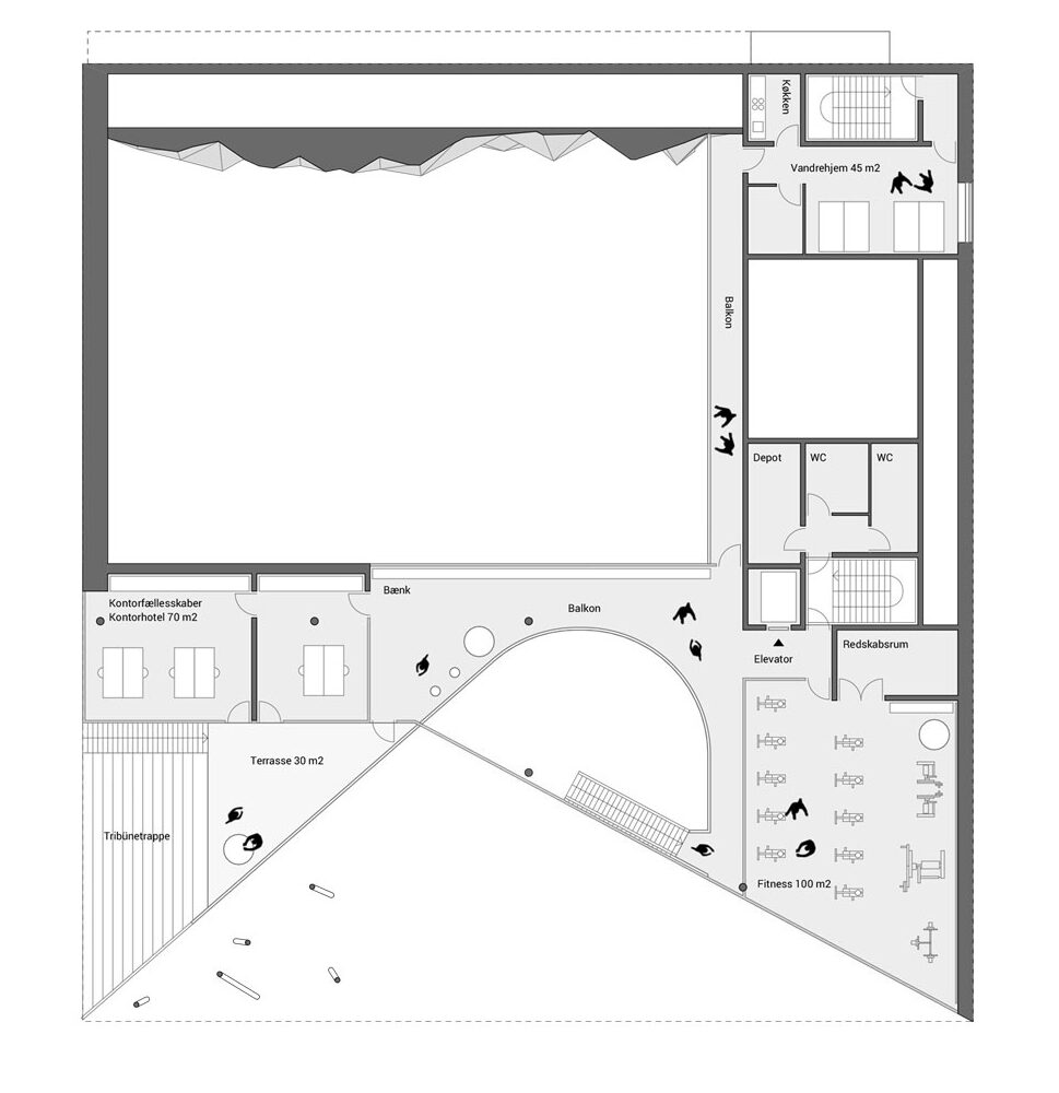 Perlekæden - idrætshuset - 1.sal