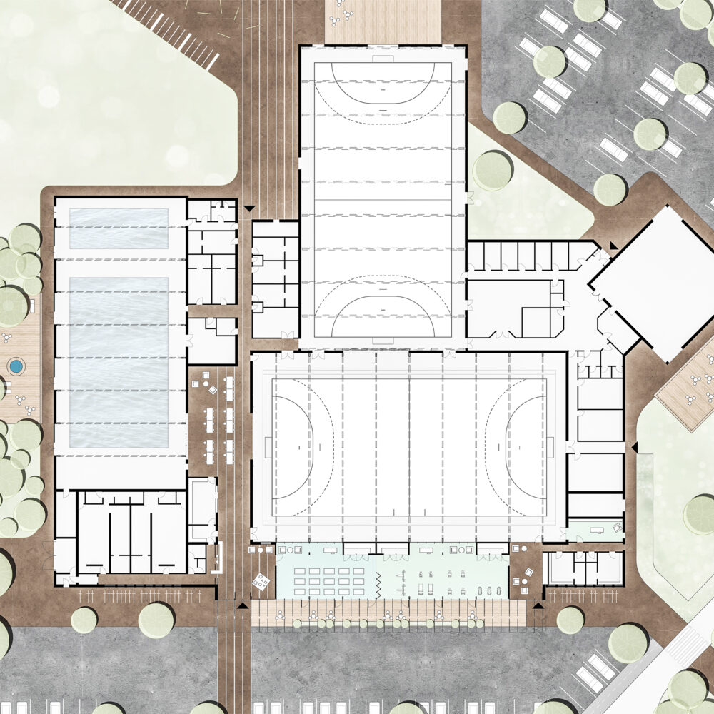 Alhedehallerne - etageplan