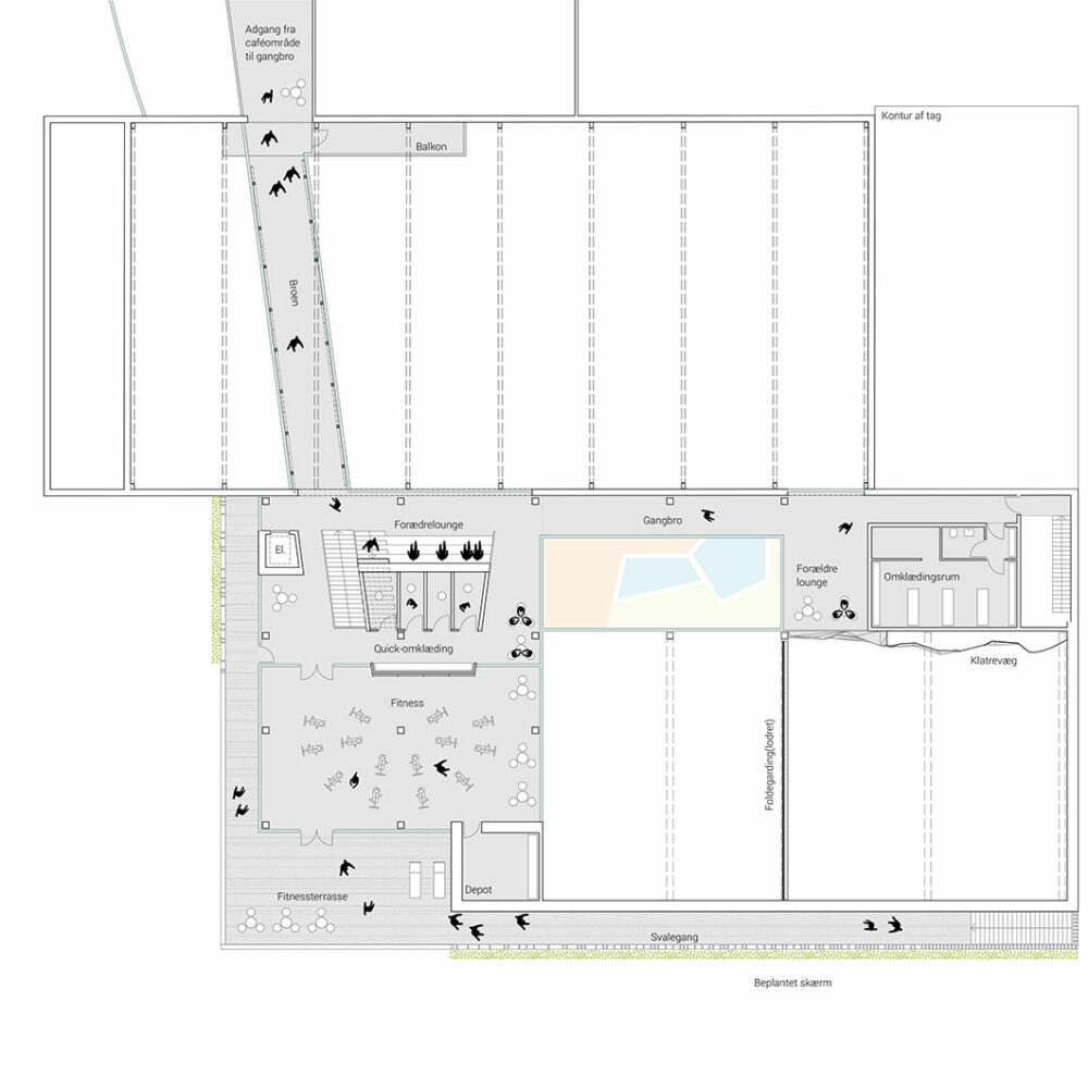 Genvejen - etageplan - 1. sal