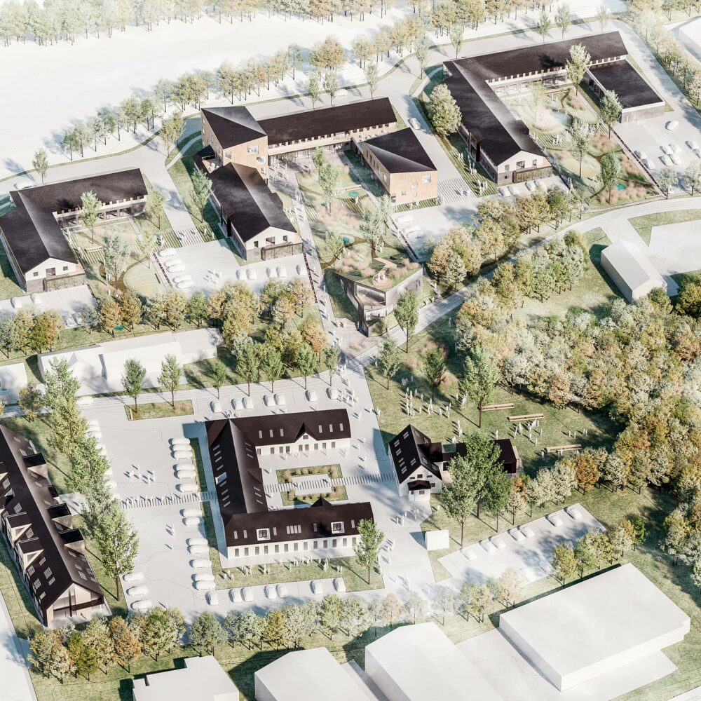 Kirstinelund - masterplan - overbliksvisualisering