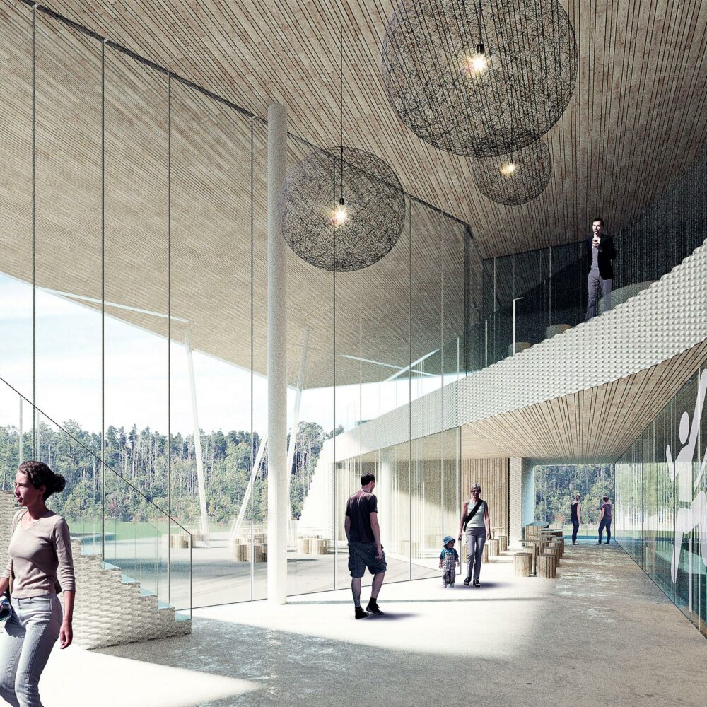 Perlekæden - visualisering af idrætshuset