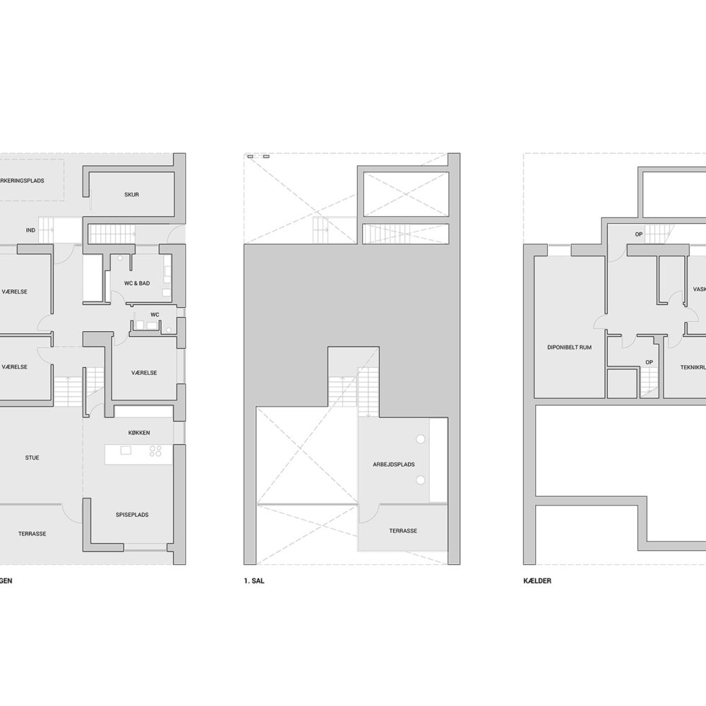 Villa Tube - boligplaner