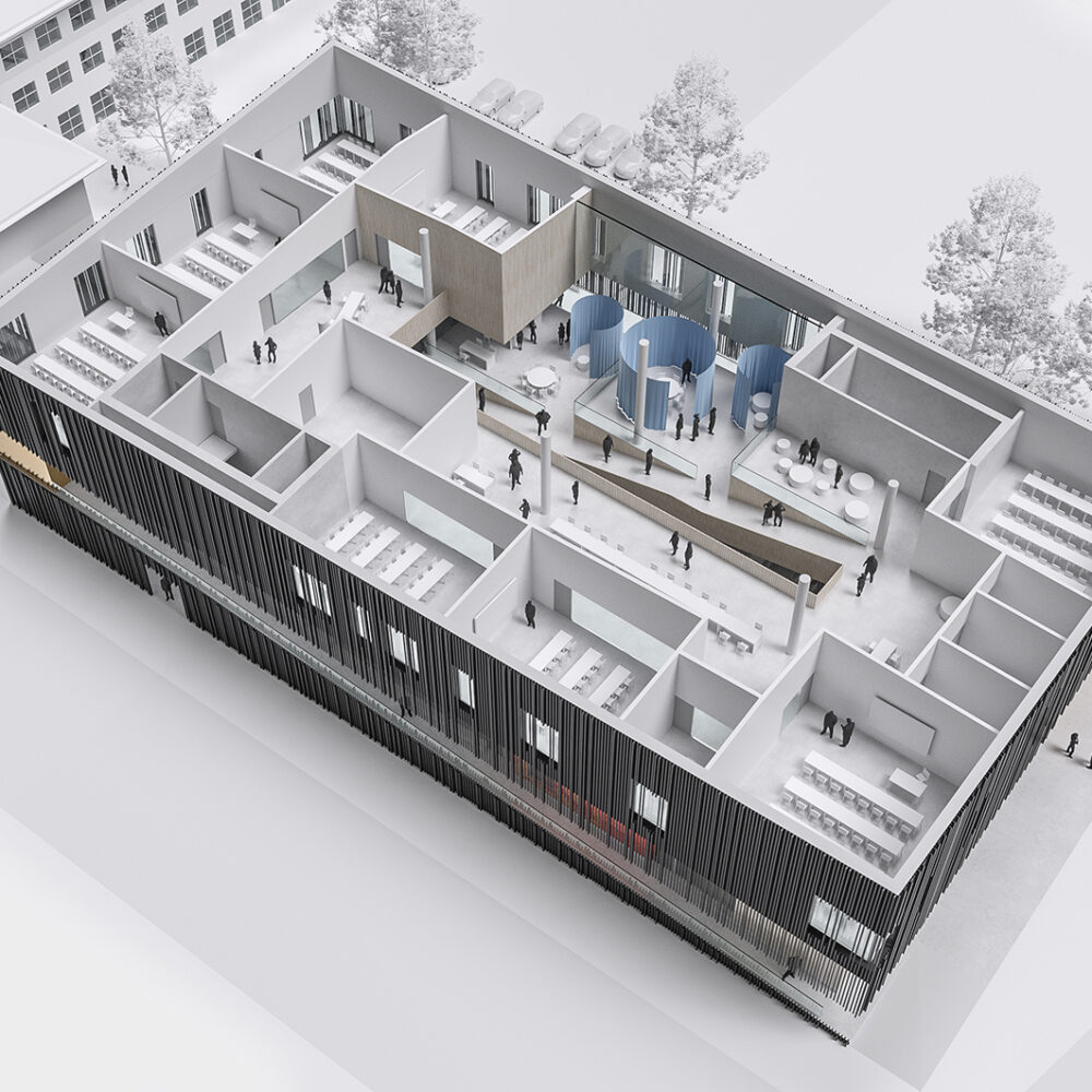 Tietgen Business - forundersøgelse - skråbillede - 1. sal