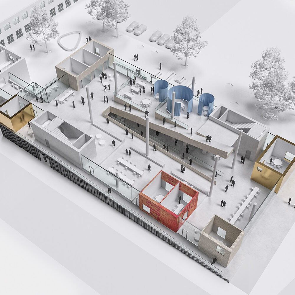 Tietgen Business - forundersøgelse - skråbillede - stueplan