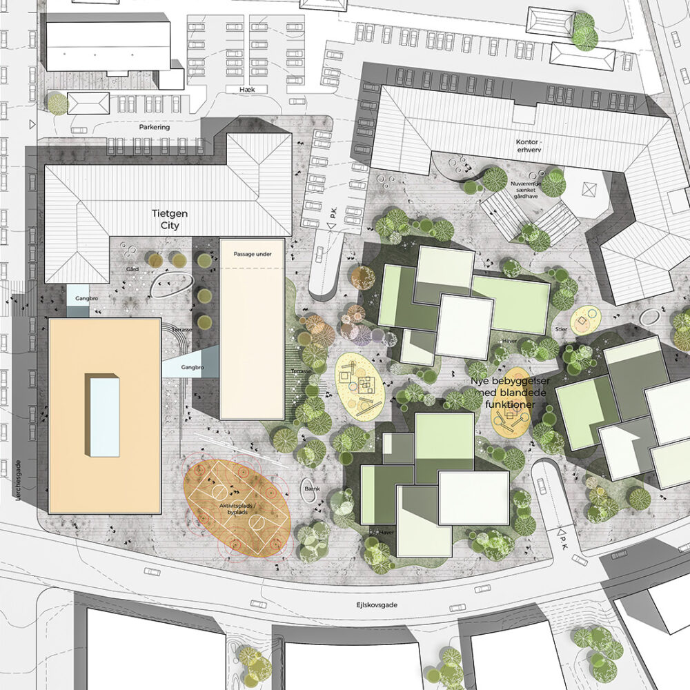 Tietgen Business - forundersøgelse - Tietgen i bydelen - plan