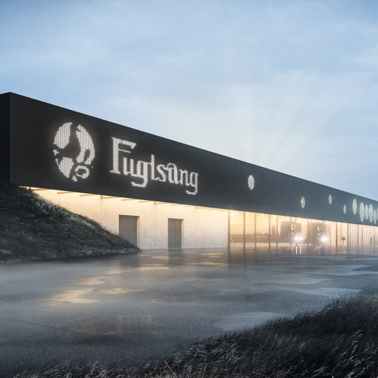 Cortenbroen - visualisering af anlægget set fra østsiden