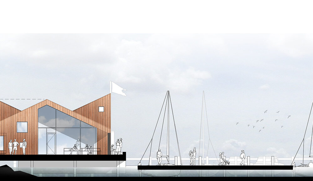 Gilleleje Ro- og kajakklub - nordfacade
