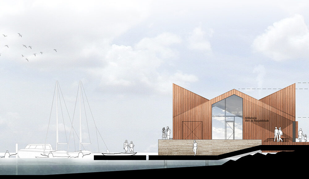 Gilleleje Ro- og kajakklub - sydfacade