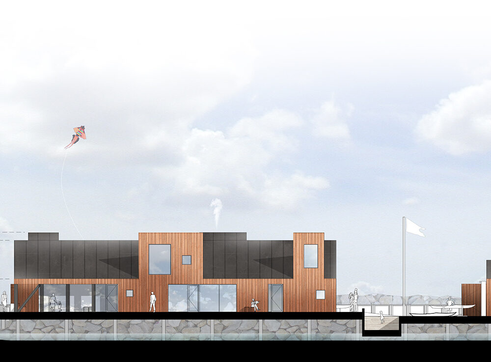 Gilleleje Ro- og kajakklub - vestfacade