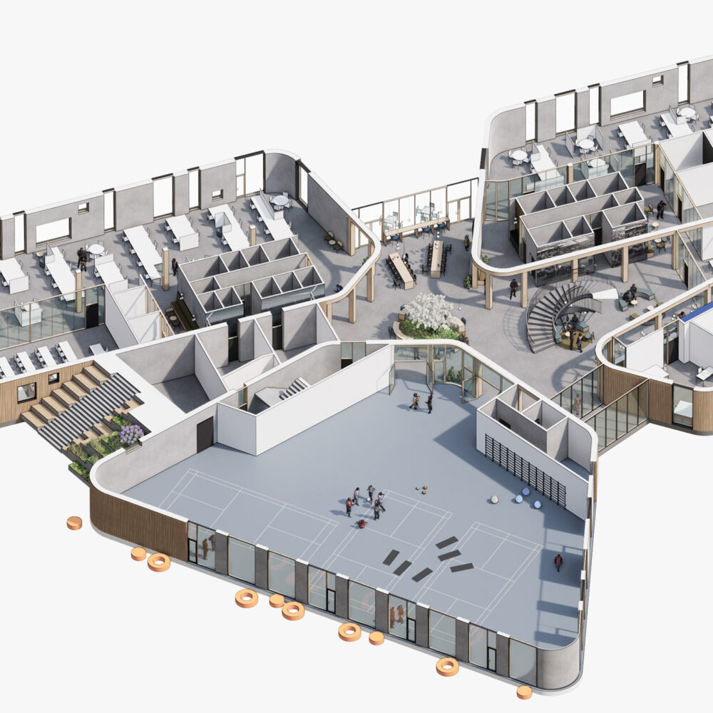 Tietgen Business Odense - Tietgen City - skråbillede - stuen