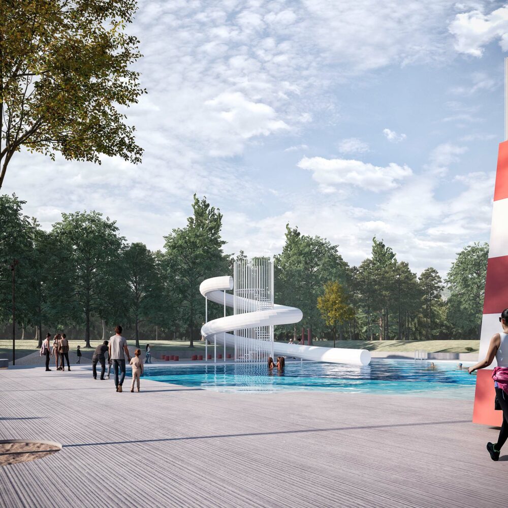 Odense Friluftsbad - Børnebassin og soppeområde