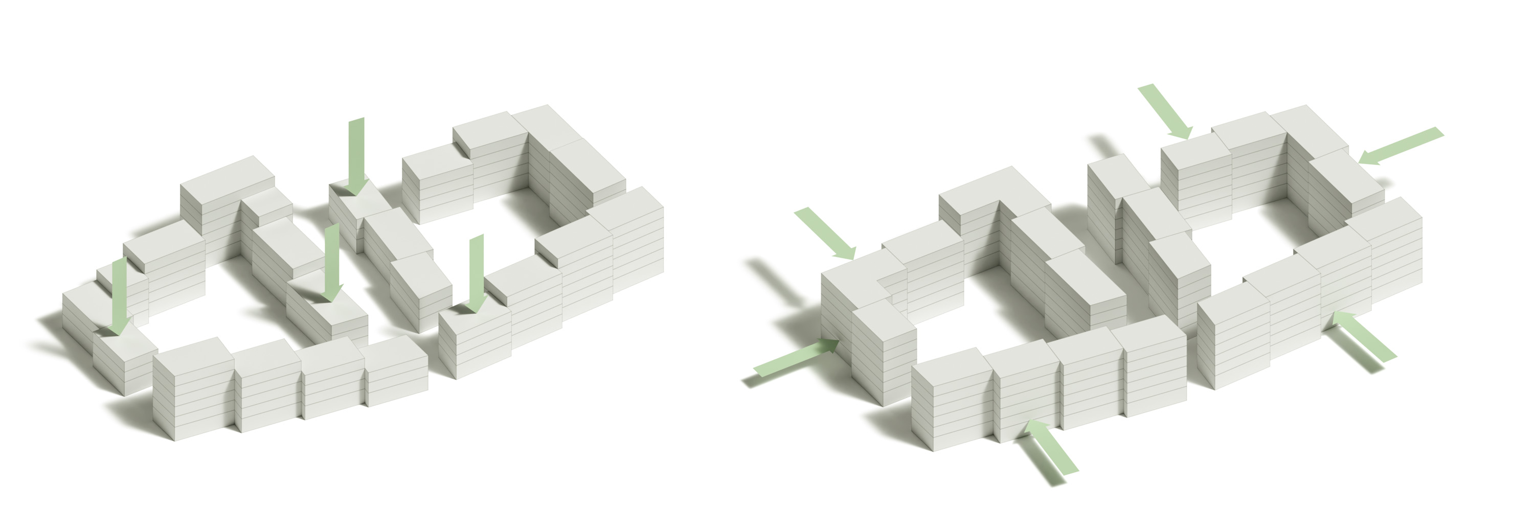 Nørrehus - diagram - forskydninger