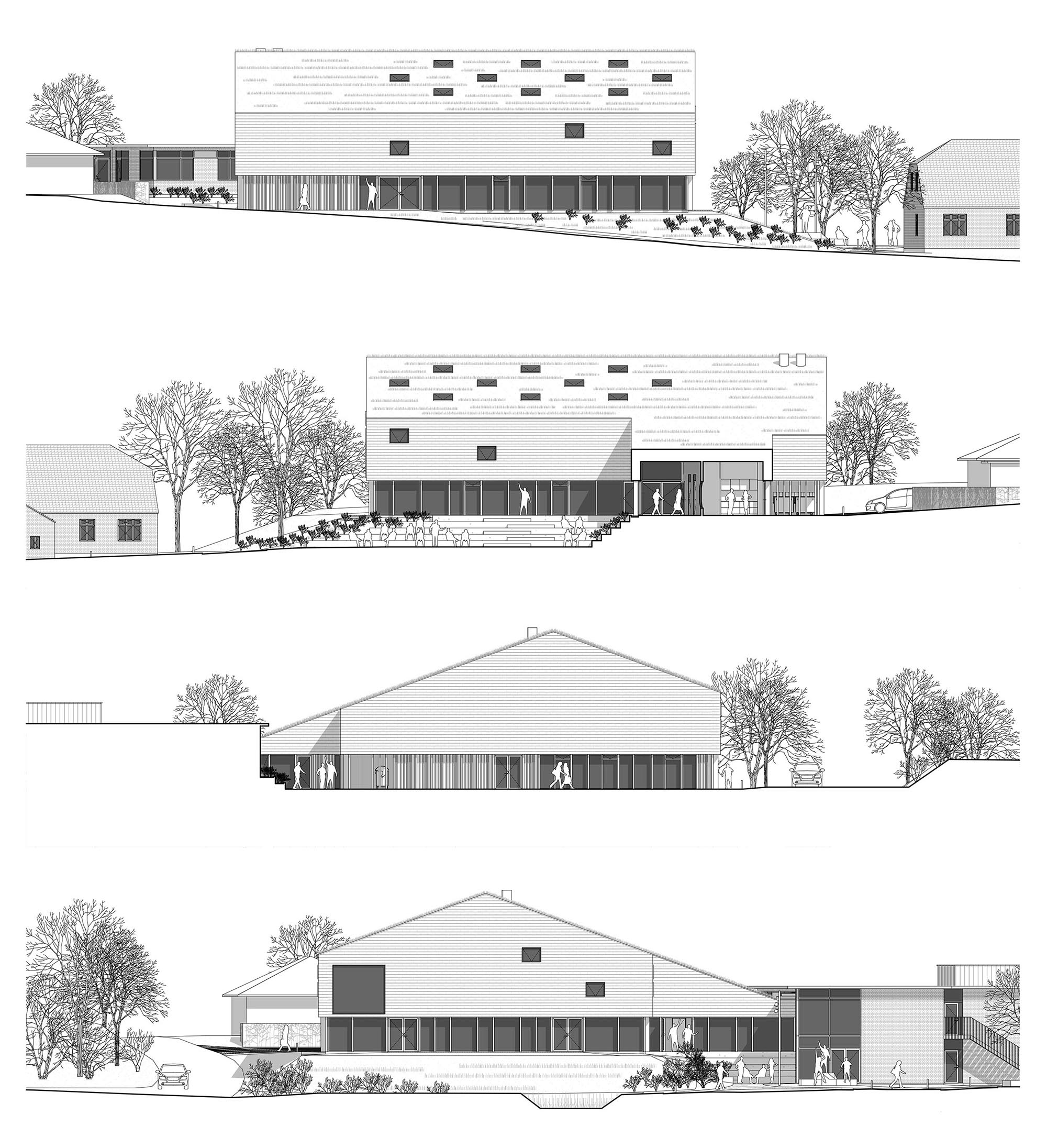 Laden - Brøruphus - facadetegninger